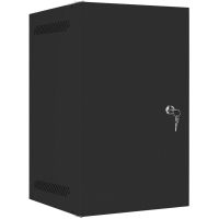 bastidor de pared lanberg wf10-2309-00b 9u 10 ip20 negro 20kg autoinstalable