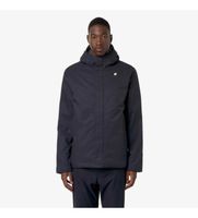 k-way para hombre k8133dw chaqueta jacko twill marmotta marino s poliester
