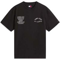 tommy jeans camiseta graphic boroughs t-shirt black para hombre
