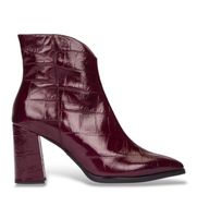 wonders para mujer m-544424159834 botas de piel velvet granate 40 3 a 5cm cremallera casual charol