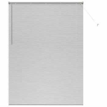 Persianas Venecianas Manual Plateado 220 X 160 Cm Aluminio