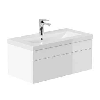 Conjunto Completo De Muebles De Baño Wangerooge Big S - Blanco Made In Germany
