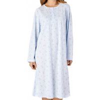 Printed Jacquard Long Sleeve Traditional Nightdress