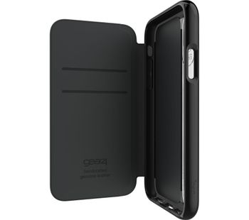 Oxford iPhone XS Max Leather Case - Black, Black