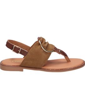 Sandalias Cómodo De Mujer Chk10 Musaka 07 Color Marrón 37