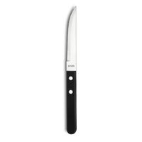 estuche de 6 cuchillos carne  negro