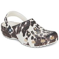 crocs zuecos classic pop animal clog para mujer