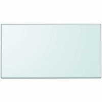 tablero de mesa de cristal templado cuadrado 1200x650 mm vidaxl