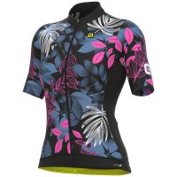 ale womens pr-s garden short sleeve jersey - s - black