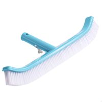 cepillo curvado para pared de piscina 41 cm azul