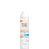 garnier ambre solaire over makeup super uv protection mist spf50 with hyaluronic acid and vitamin e 75ml