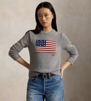 polo ralph lauren para mujer 211b28830002 jersey de algodon con cuello redondo gris s casual manga larga