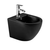 bidet suspendido genova negro mate