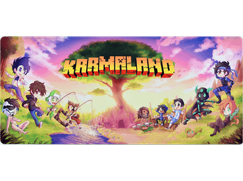 Alfombrilla gaming - Maillon Technologique Karmaland XXL, Superficie de Microfibra Alta Densidad, Base Goma Natural Antideslizante e Impermeable