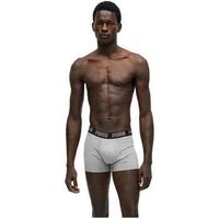 puma calzoncillos everyday basic boxers 2p grey melange  black para hombre