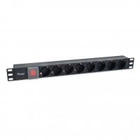 equip regleta 8 tomas schuko con enchufe c14 negra