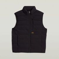 g-star raw chaquetas d24277-d518 liner vest-6484 dk black para hombre