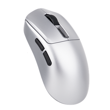 Ratón Ergonómico Inalámbrico para Juegos EPOMAKER NEX Pro Tri-Modo con Sensor PixArt PAW3950, Base de Carga RGB y 8000Hz de Frecuencia de Sondeo/42K DPI