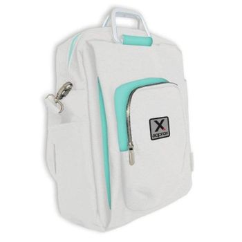 Maletín Approx appNBST15x Nylon Blanco Azul 15.6