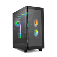 nox semitorre hummer ether cristal curvo negro