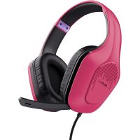 trust gxt 415p zirox auriculares gaming multiplataforma rosa
