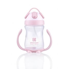 Vasito para bebés con pajita 300ml Rosa
