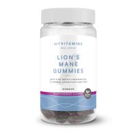 myvitamins mushroom gummies - 60gominolas - lions mane focus - blackcurrant
