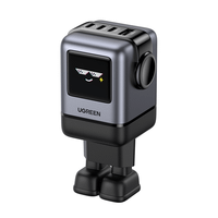 cargador para movil varios robot usb-a3c 100w grey