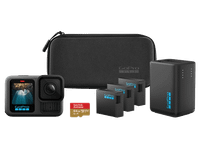 camara deportiva - pack gopro hero 13 black power bundle hypersmooth 60 53 k 27mp autonomia 25 h hdr sumergible 10m lenta negro