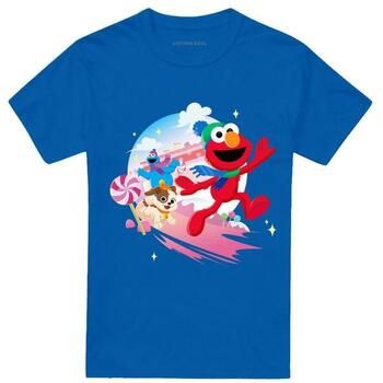 Sesame Street Camiseta Holiday Cheer para mujer