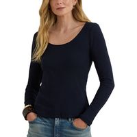 raplh lauren camiseta manga larga 200980145002-laurennav para mujer