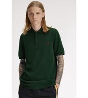 fred perry para hombre m6000 polo plain m6000 verde s casual algodon manga corta