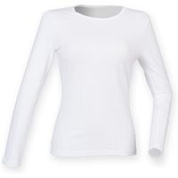 skinni fit camiseta manga larga sk124 para mujer