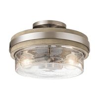 semiplafon de techo grand bank 2 luces