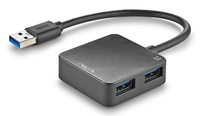 hub usb 30 ngs ihub tiny 30 4xusb-a cable integrado color negro