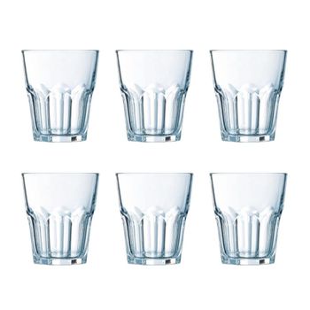 Juego de 6 vasos bajos vidrio 30 cl
