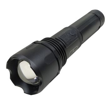 LED ATOMANT Linterna LED Recargable USB con Zoom, Alta Potencia y Batería 18650 de Larga Duración, 5 Modos de Luz, IPX4 Resistente al Agua, Ideal para Uso Táctico, Trabajo, Camping, Senderismo,
