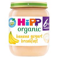 hipp organic banana yogurt breakfast jar 6 months