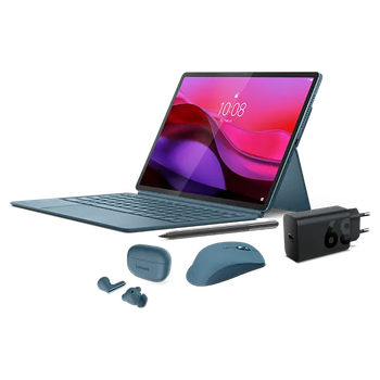 Lenovo Yoga Tab (16GB 256GB) (Wifi) - Tidal Teal + Charging Adaptor, Yoga Pro Mouse & Yoga Ear Buds (Tidal Teal) Qualcomm® Snapdragon™ 8 Gen 3 Processor (3,30 GHz )/Android/256 GB UFS 4.0