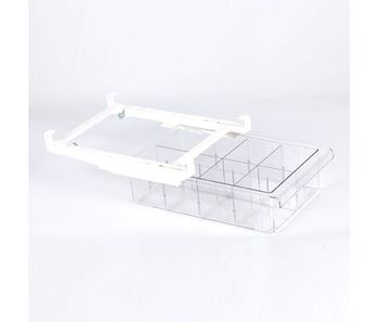 Organizador extensible de frigorífico con 8 estantes