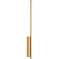 lampara aplique de pared - led metal dorado - lubi dorado