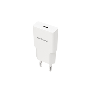 Nanocable Cargador USB-C/PD 25W Blanco