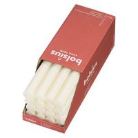 velas de mesa shine 16 uds perla suave 27 cm bolsius