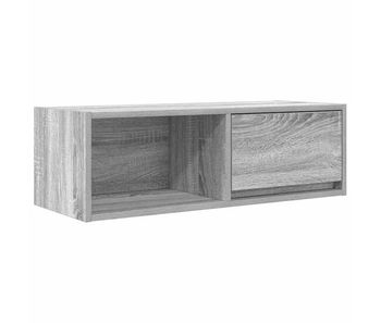 Mueble tv - mesa de tv madera de ingeniería gris sonoma 80x31x25,5 cm