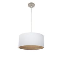 fabrilamp colgante tatiana 1xe27 niquelblanco-madclara regx40x40 cm