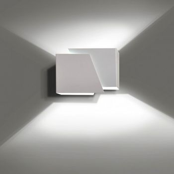Aplique de pared corzo blanco