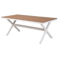 mesa de jardin fh-deco table dkd home decor exterieur aluminium resine