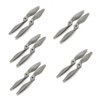 5 Pares de hélices eléctricas GEMFAN GF 1070 en sentido contrario a las agujas del reloj para aviones RC