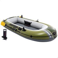 barca hinchable seahawk 2 con remos y bomba de inflado intex
