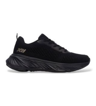Xti para mujer. 14627201-NEGRO Zapatillas 146272 negro (38), Tela, Plano, Cordones, Casual, Deportivo